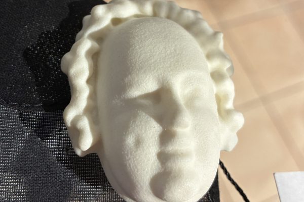 Tuechle-Halter, Typ Gschell, Farbe Weiss, hochveredelter 3D-Druck